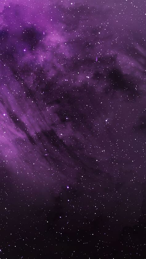 Purple clouds, cosmos, stars, space . Space phone , Purple galaxy ...