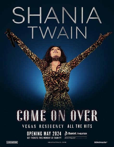 Shania Twain Come On Over Las Vegas Nv 2024 - Tommi Katharina