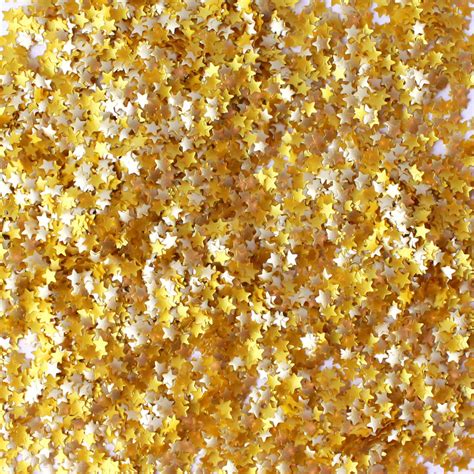 Gold Glitter Stars Sprinkle Pop | Images and Photos finder