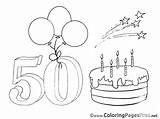 Number 50 Coloring Page sketch template
