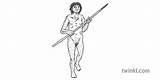 Homo Erectus Prehistoria Preistoria Colorare Primitivi Uomini Werkzeug  sketch template