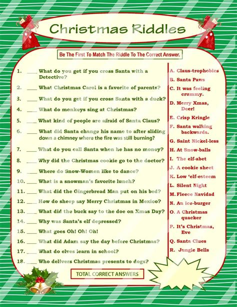 Printable Riddles With Answers Pdf