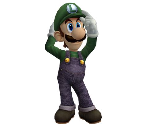 Wii - Super Smash Bros. Brawl - Luigi Trophy - The Models Resource