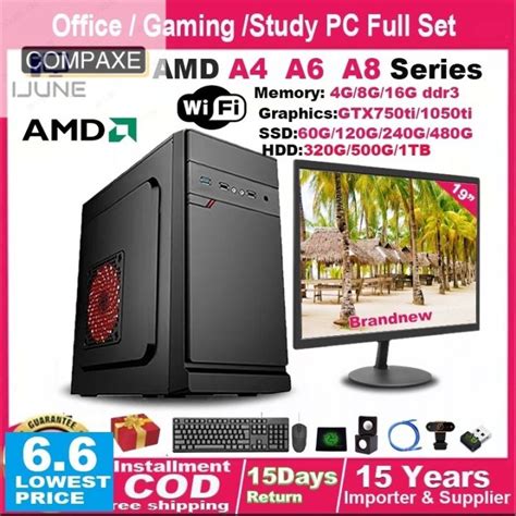 Desktop Computer Set Gaming Desktop Computer Set PC Full Set PC Set ...