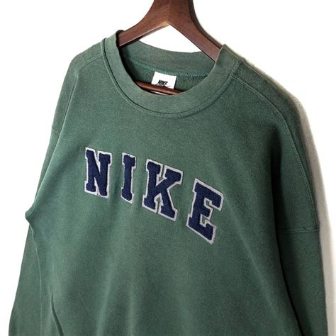 Nike 90’s Nike Crewneck Embroidery Nike Spellout | Grailed | Vintage crewneck sweatshirt ...