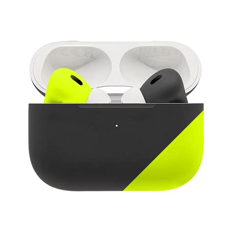 Apple AirPods Pro Gen 2 Graphite Gray and Neon Yellow Matte (Lightning ...