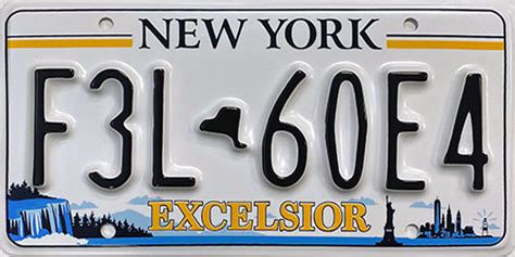 License Plate – USA – New York – 2020 - Hand Prop Room