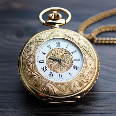 Premium AI Image | Antique pocket watch