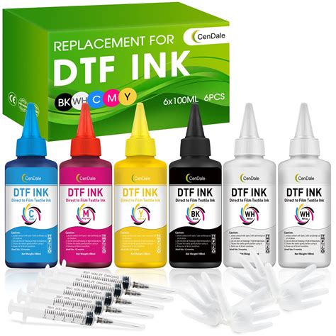 Buy CenDale Premium DTF Ink 600ML- DTF Transfer Ink for PET Film, Refill for DTF Printers Epson ...