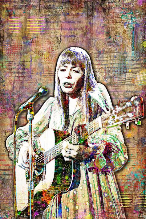 Joni Mitchell Poster, Joni Mitchell Tribute Fine Art – McQDesign