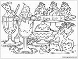 Best Desserts Coloring Page  Free Printable Pages sketch template