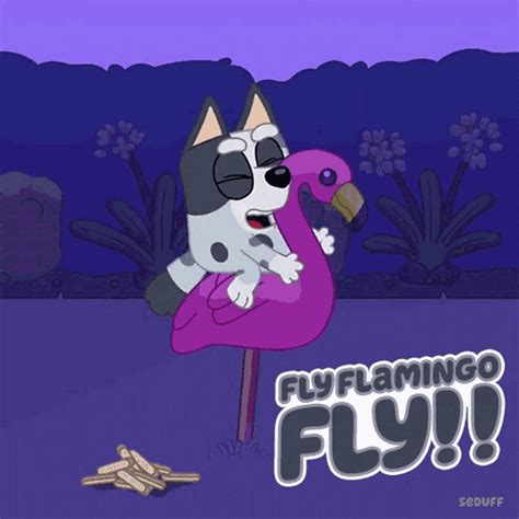 Bluey Muffin GIF – Bluey Muffin Flamingo – Откриване и споделяне на GIF ...