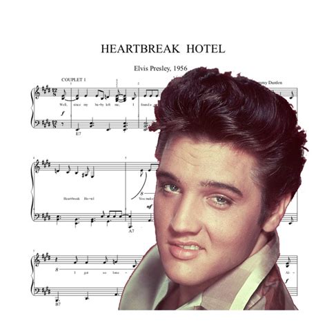 Elvis Presley - Heartbreak Hotel (Sheets Piano Tutorial) Elvis Aaron ...