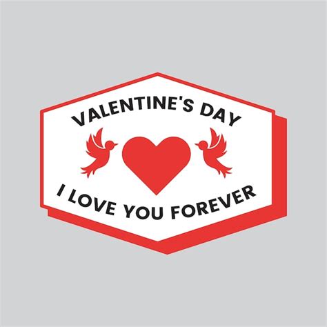 Premium Vector | Valentine day logo design Free Vector