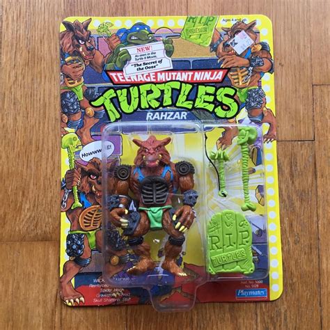 1991 TMNT II: Secret of the Ooze Movie "RAHZAR" Mint on card, unpunched ...