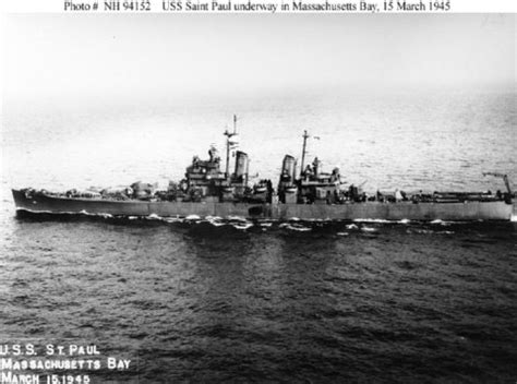 USS SAINT PAUL (CA-73) Crew Photos