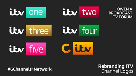 ITV 2020 Rebrand Project: Giving each channel a new look, and a ...