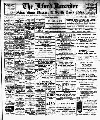 Ilford Recorder in British Newspaper Archive