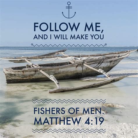 Matthew 4:19 – Fishers of Men - Encouraging Bible Verses