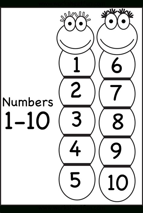 Free Printable Number Chart 1 20 - Free Printable