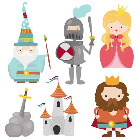 Fairytale characters clipart - Clipground