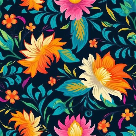 Floral, Colorful Floral Pattern, Floral Pattern, Texture, Floral ...