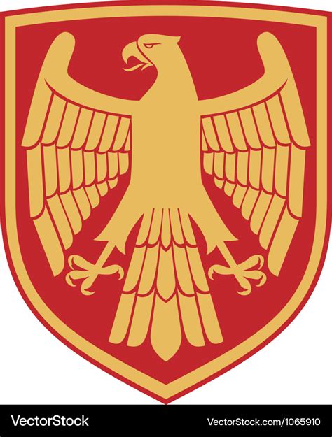 Eagle - coat of arms Royalty Free Vector Image