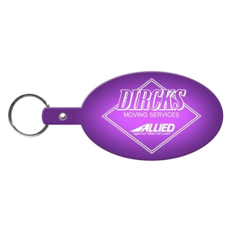 Large Oval Flexible Key Tag | EverythingBranded Canada