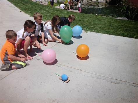 Puddle Wonderful Learning: Balloon Race Cars