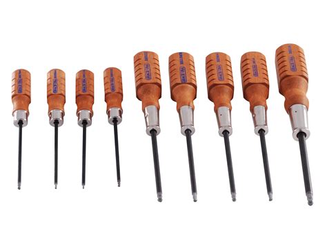 Grace USA 9-Piece Ball End Hex Head Screwdriver Set