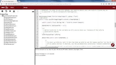 Creating and Running an Op Mode (OnBot Java) · ftctechnh/ftc_app Wiki ...