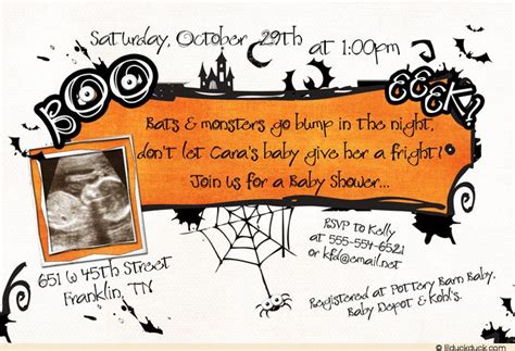 17 Best images about Halloween Baby Shower Invitations on Pinterest | Pumpkin baby showers ...