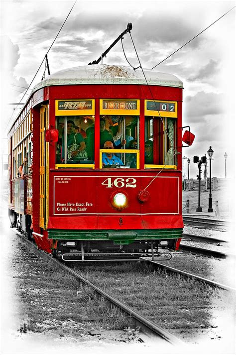 New Orleans Streetcar vignette Photograph by Steve Harrington - Fine ...