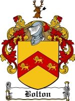 Bolton Family Crest Bolton Coat of Arms - Tradebit