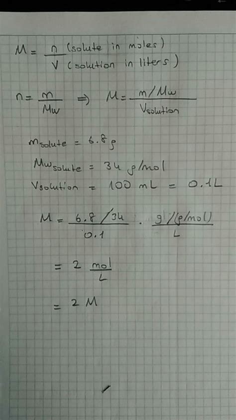 What is the molar concentration of a 6.8*g mass of hydrogen peroxide ...