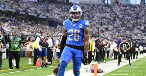 Lions' Jahmyr Gibbs Gets Random NFL Drug Test After 100 Yards, 2 TDs vs. Vikings | News, Scores ...