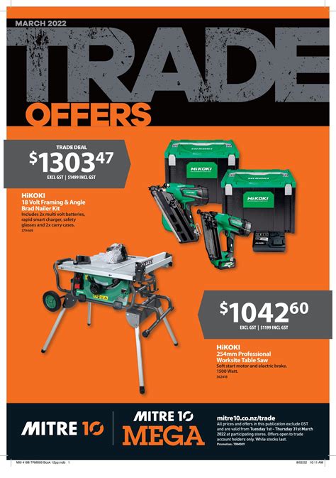 Mitre 10 Trade Offers - March 2022 by Mitre 10 Trade - Issuu