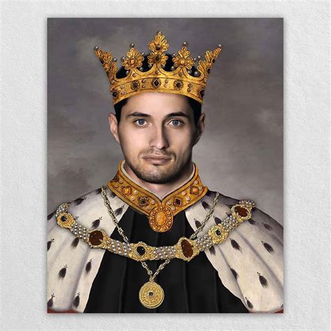 Custom Portrait King | My Royal Portraits on Canvas