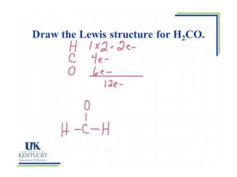 h2co lewis structure - Geo Sincere