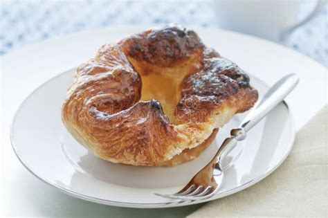 Lemon Croissant stock photo. Image of bakery, blue, restaurant - 23521254