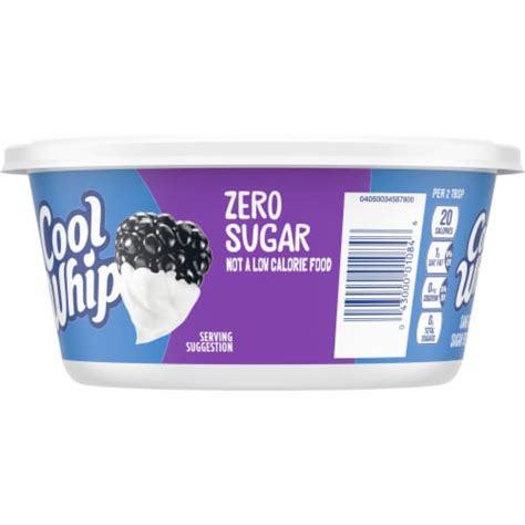 Cool Whip Zero Sugar Whipped Cream Topping, 8 oz - Kroger