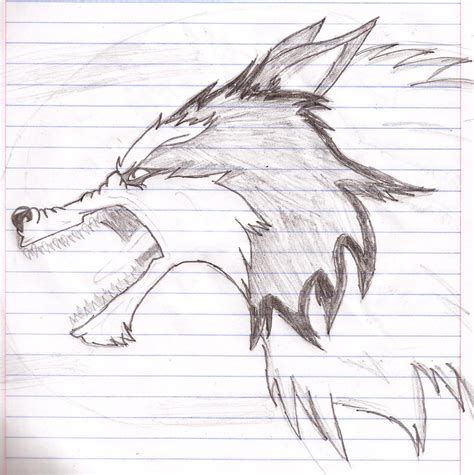 Demon Wolf Drawing - Pin On Wolf Art & Alpha Fantasy | Dekorisori