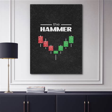 Stock Market Luxury Wall Art Limited Edition The Hammer | Etsy