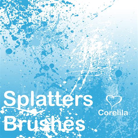 Splatter Brushes by corelila on DeviantArt
