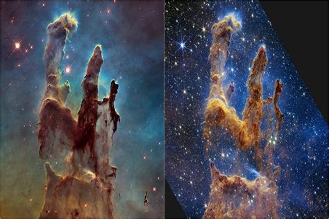 NASA's James Webb takes star-filled portrait of Pillars of Creation