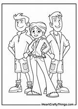 Wild Kratts Printable Coloring Pages sketch template