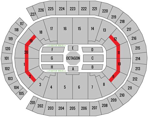 T Mobile Arena Ufc Seating Chart