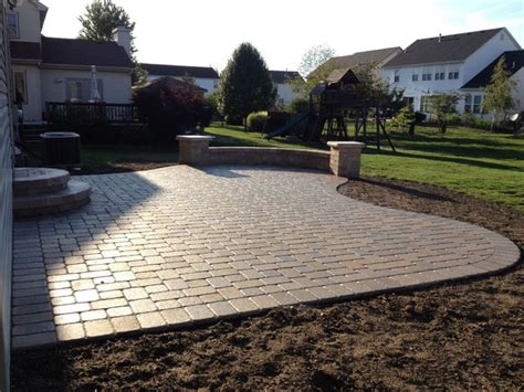 Hilliard Ohio Paver Patio - Contemporary - Patio - columbus - by Two Brothers Brick Paving