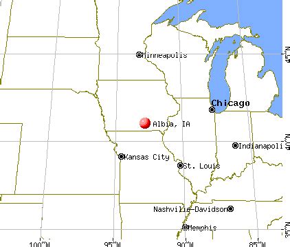 Albia Iowa Map - Zip Code Map