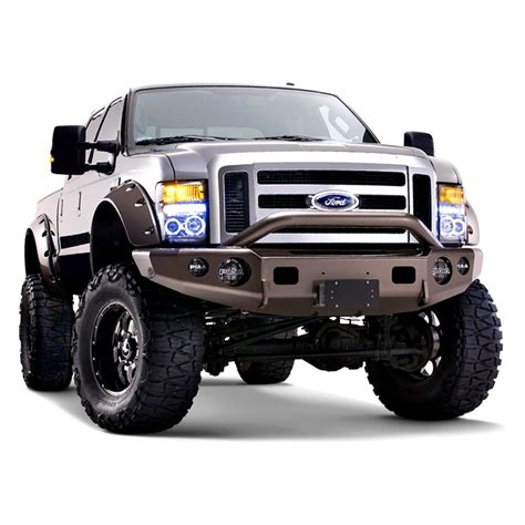 Bushwacker® - Ford F-250 Super Duty 2008 Cut-Out™ Matte Black Fender Flares